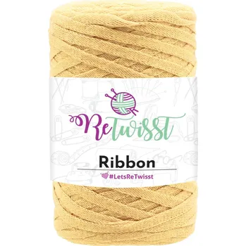 Příze Ribbon ReTwisst 10 světle žlutá