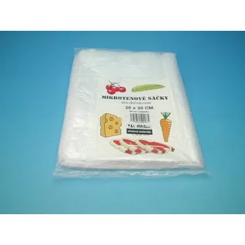 Sáček na potraviny Sáček mikroten 20x30 pro domácnost 50ks