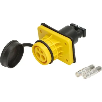 Startovací zdroj Zásuvka NATO PLAST 2 pin 35 mm12/24V s krytkou