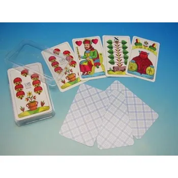 Pexeso Karty 1510 Mariáš jednohlavý káro PL