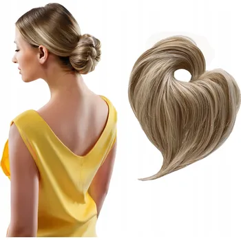 Příčesek Příčesek drdol na gumičce, syntetické vlasy, barva #SP18/26/613 melír, elegantní