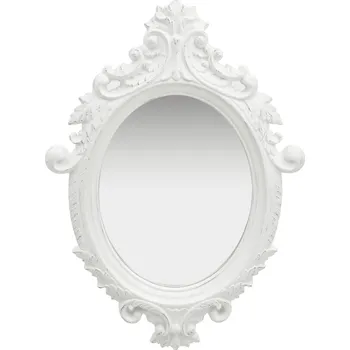 Zrcadlo Nástěnné zrcadlo zámecký styl 56 x 76 cm bílé - 8720286009741