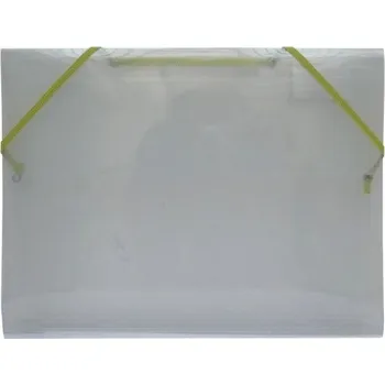 Archivační box Desky 3 klopy s gumou Europen A4 čiré