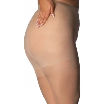 Dámské spodní prádlo Punčocháče hladké Mona SHAPING 30 den 30den béžová alabastrová velikost 9