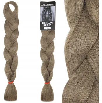 Příčesek Syntetické vlasové pásy tmavá blond Althair