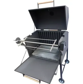 Zahradní gril Gril se zadním topeništěm a s motorem až 60 Kg - 850/620/1350 mm (Martin Müller) (MARTIN MŰLER)