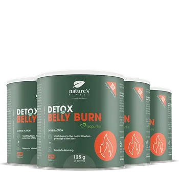 100% Belly Burn + DETOX | Balení 4 kusy | Organické | Nejlepší nápoj pro hubnutí | veganský produkt pro ztrátu váhy | od Nature's Finest