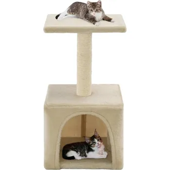 Škrabadlo pro kočky sisalové sloupky 55 cm béžové - 8718475598466