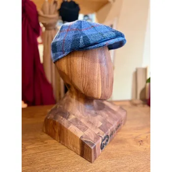 Čepice Pánská bekovka modrá Harris Tweed - L (58-59 cm)