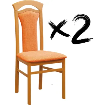 Jídelní židle Set 2 kusy jídelní židle ERIKA olše - výprodej skladu