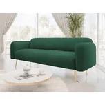 Třímístná pohovka BURIEN - tmavá zelená