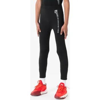 TARMAK Dětské basketbalové spodní 3/4 legíny NBA 12 LET ČERNÁ