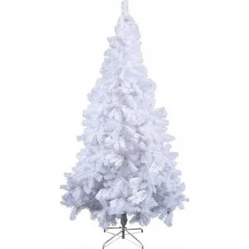 Vánoční stromek Umělý vánoční stromeček CM19736, 240cm, bílý - A COSTWAY