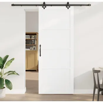 Interiérové dveře vidaXL Posuvné dveře ORKDAL Bílá 93 x 232 cm Masivní borové dřevo [3333659]