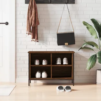 Botník Botník hnědý dub 69 x 35 x 50 cm kompozitní dřevo - 8720845774547