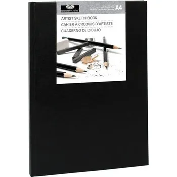 Výtvarný papír Royal & Langnickel Skicovací blok v pevných deskách - A4, lepený