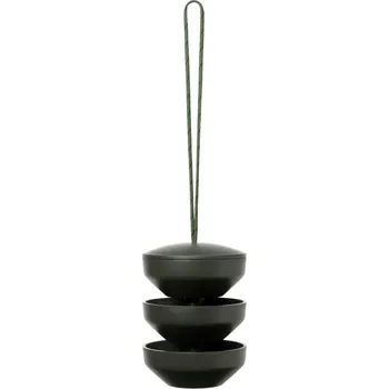 Krmítko pro ptáka Krmítko pro ptáky RECYCLED 17,5 cm, závěsné, tmavě zelená, Rosendahl - doprava zdarma od 2999 Kč