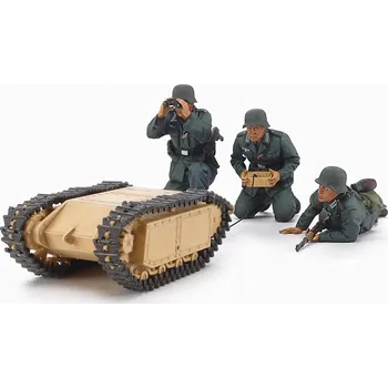 Plastikový model Tamiya 35357 Německý Goliath s Pionýrským Týmem 1/35