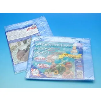 Sáček na potraviny Sáček mikroten 20x30cm zamražovací modrý 50ks