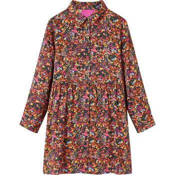 Dívčí šaty Dětské šaty s dlouhým rukávem vícebarevné 140 - 8721012130777