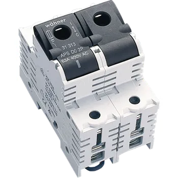 Autopojistky SECUR D0, 2-pól - Držák válcových pojistek