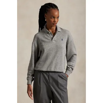 Pánská mikina Mikina Polo Ralph Lauren 211947966 šedá 90X, vel. S