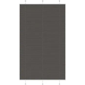 Roleta Plisovaná roleta černá 120x200 cm Šířka látky 119,4cm Polyester - 8721158354655