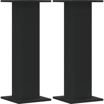 Stojan na květiny Stojany na rostliny 2 ks černé 30 x 30 x 80 cm kompozitní dřevo - 8721158342102