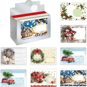 Obálka ARGUS Obálka B6 s potiskem BOX – mix vánočních motivů, 1071V005