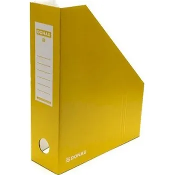 Archivační box Archivní krabice Donau, seříznutá, 7,5 cm, žlutá