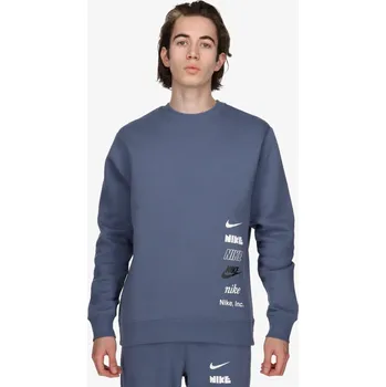 Pánská mikina Nike M NK CLUB + BB CREW MLOGO M