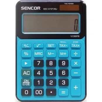 Kancelářská technika Kalkulačka SEC 372T/BU 12 míst. modro-černá /45009801/