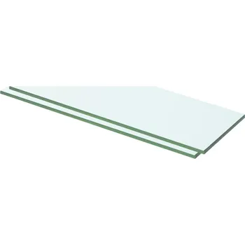 police Policové desky 2 ks sklo čiré 50 x 12 cm - 8719883873954