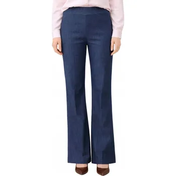 Dámské kalhoty Zvonové Kalhoty Dámské Italské Tmavě Modré L