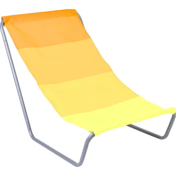 Zahradní lehátko Lehátko kovové žluté Outdorium