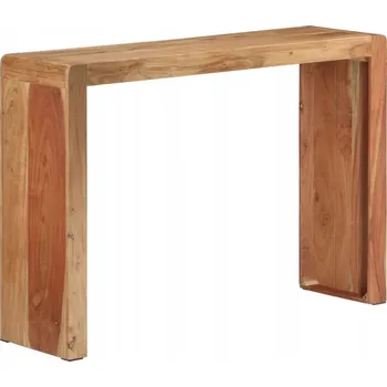 Konferenční stolek VidaXL Konzole, stolek, 110 x 30 x 76 cm, masivní akáciové dřevo