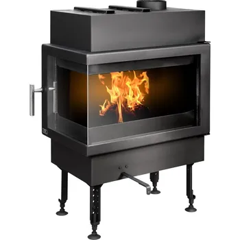 Krbová vložka ABX Krbová vložka Cardiff, až 10 kW, levá, černá&nbsp;BH-20111