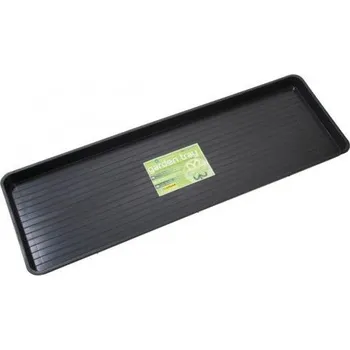 Podmiska Garland Jumbo Garden Tray Black 117x40x5 cm, plastová podmiska