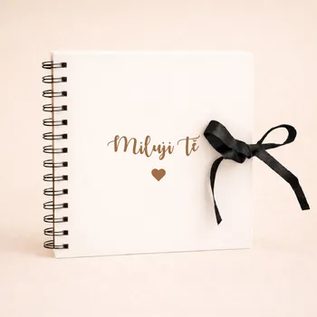 Fotoalbum Fotoalbum s gravírováním MILUJI TĚ, bílé