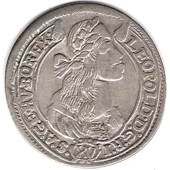 Leopold I. XV Kreuzer 1675 / KB. Kremnica. Ag.