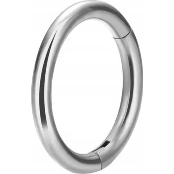 Piercing Titanový kroužek Clicker PIERCING STŘÍBRNÝ kroužko HELIX Lobe 1,2/11