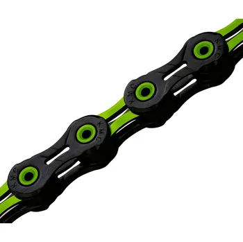 Řetěz na kolo KMC DLC10 Black/Green 116 článků (Řetěz KMC DLC10 Black/Green116 článků 10)