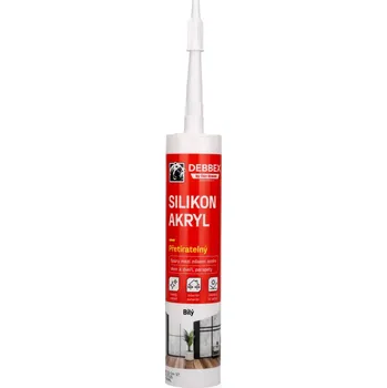 Tmel Silikon akrylový tmel 280 ml – bílá