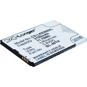 Baterie pro mobilní telefon Baterie Cameron Sino CS-LKE980XL za LG EAC62058511 - neoriginální