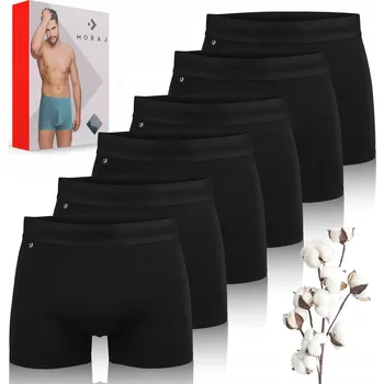 Pánské boxerky černé bavlněné klasické přiléhavé velmi pohodlné *XXL