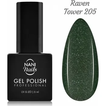 Lak na nehty NANI gel lak 6 ml - Raven Tower