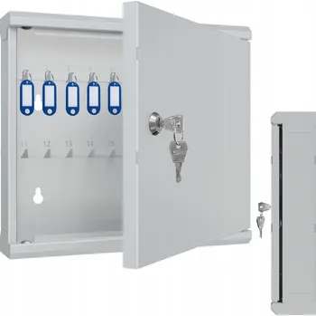 Skříňka na klíč Kovová skříňka na klíče se 40 háčky, uzamykatelná