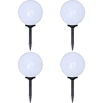 Venkovní osvětlení Venkovní osvětlení příjezdové cesty 4 ks LED 30 cm se zápichem - 8719883695761