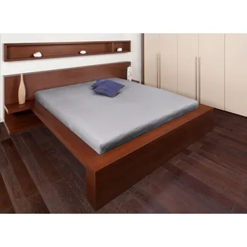 Prostěradlo Jersey prostěradla - šedá 90x200 cm