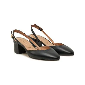 Dámské lodičky Lodičky Tommy Hilfiger Pump Slingback Smooth Leather FW0FW08621 Černá 40
